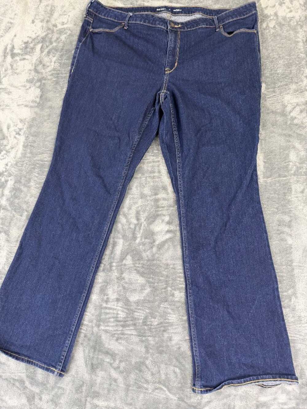 Old Navy Womens Wow Boot-Cut Jeans 22 Mid-Rise Blue